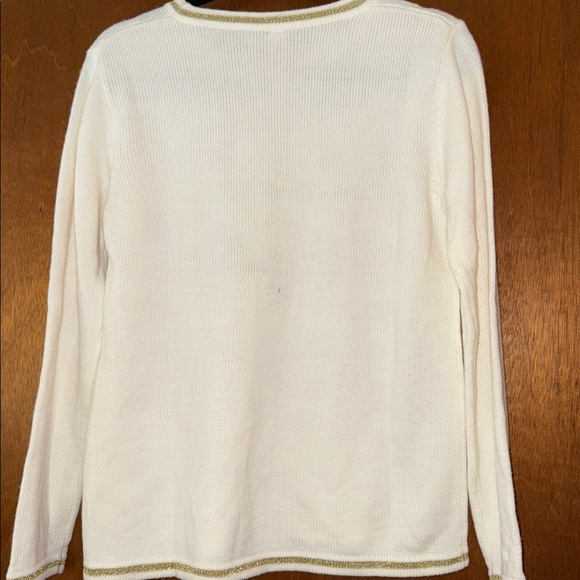 Vintage Holiday Martini sweater, embroidered - Picture 3 of 4